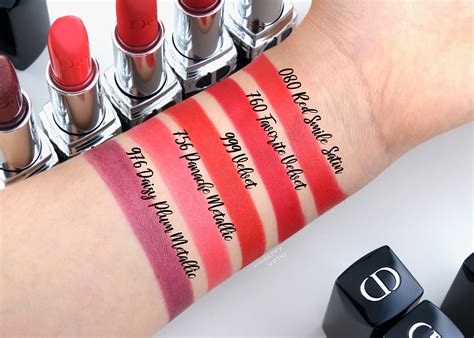 dior vogue lipstick swatch|christian Dior rouge lipstick.